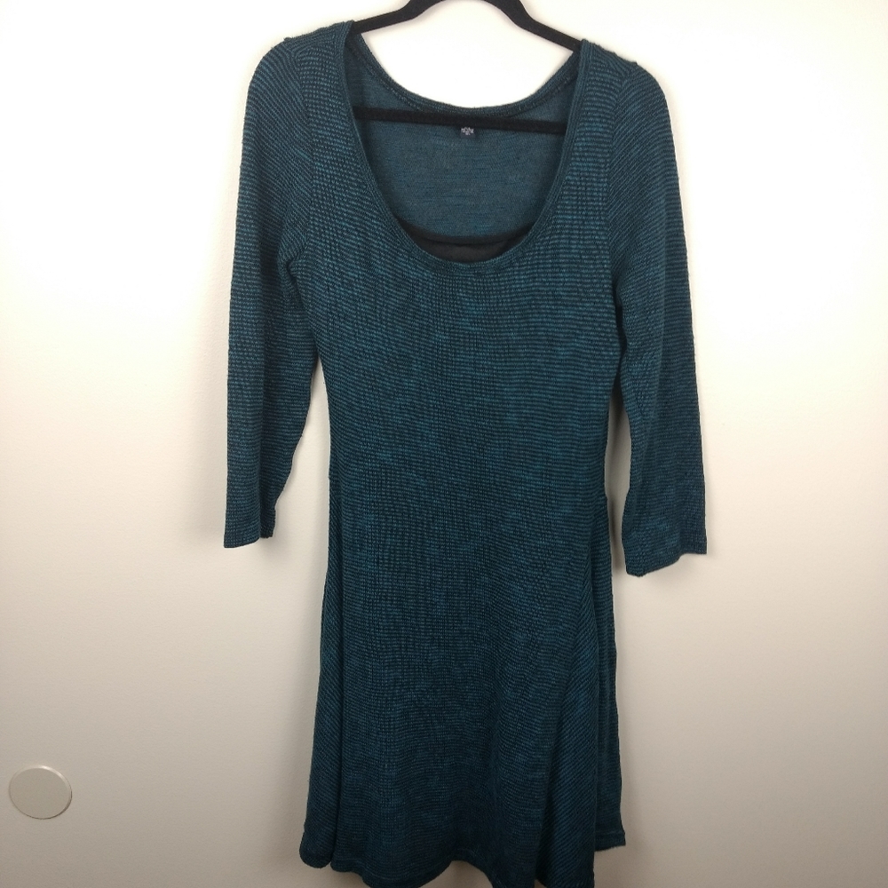 American Eagle Teal Blue A-line Swing Dress
